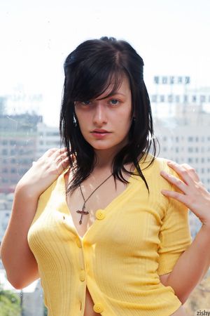 Hannah Kinney Purple Tights Zishy