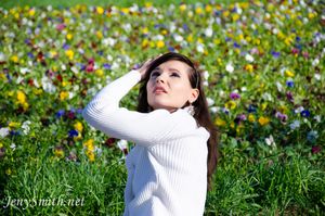 Jeny Smith White Upskirt