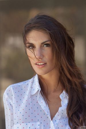 August Ames Brunette Babe Pool Club Zishy