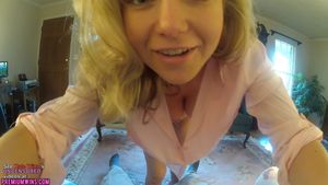 Kate Winn is giving a naked lapdance