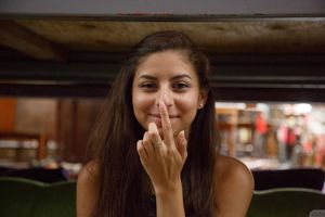 Nina North Fun Loving Flasher Zishy