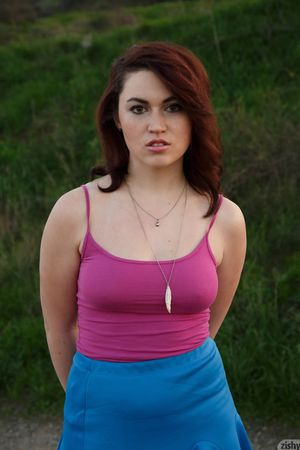 Tori Segura Flashing Hiker Zishy