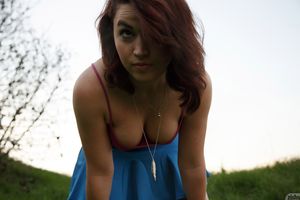 Tori Segura Flashing Hiker Zishy