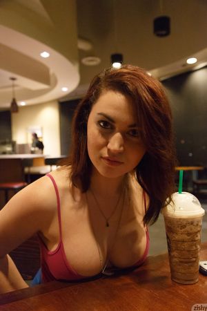 Tori Segura Flashing Hiker Zishy