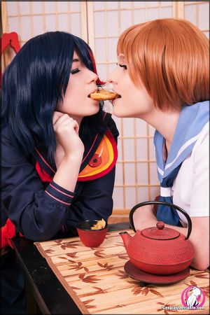 Foxy and Usatame Threads of Attraction Cosplay