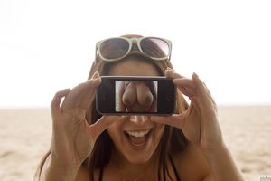 Angela White Fun On The Beach Zishy