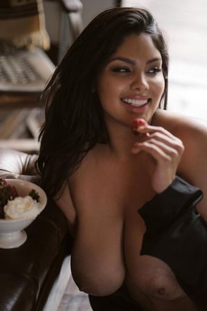 Jocelyn Corona Strawberries and Cream Curvy Mexican Playboy