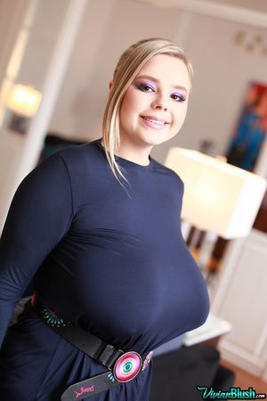 Vivian Blush Home Alone No Bra