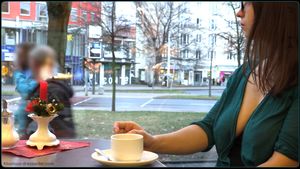 Busty Brunette Train Ride Frivolous Dress Order