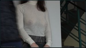 Busty Brunette Train Ride Frivolous Dress Order