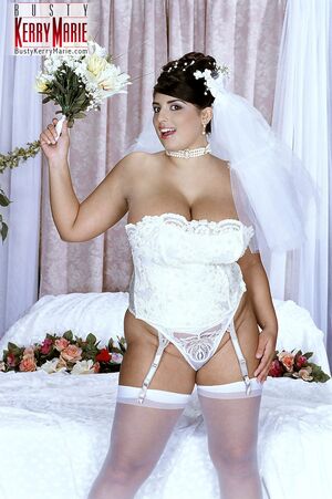 Kerry Marie in Curvy Bride Nudes at Big Boob Bundle
