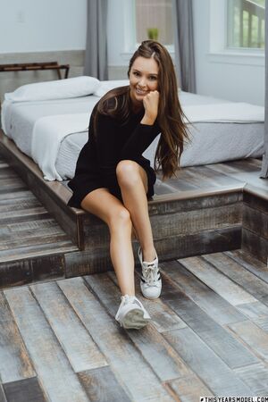 Jenna Loren in Sneakers Of Jenna at This Years Model