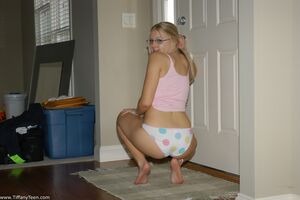 Tiffany Teen in Tank Top And Panties