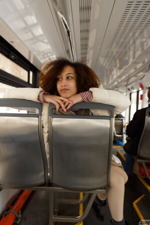 Solana Bardell in Moscow Underground at Zishy