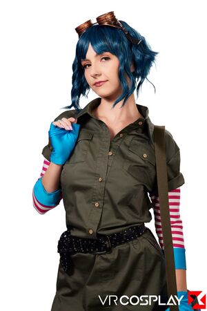 Serena Hill in Scott Pilgrim Vs The World Ramona Flowers at VR Cosplay X