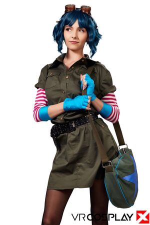Serena Hill in Scott Pilgrim Vs The World Ramona Flowers at VR Cosplay X