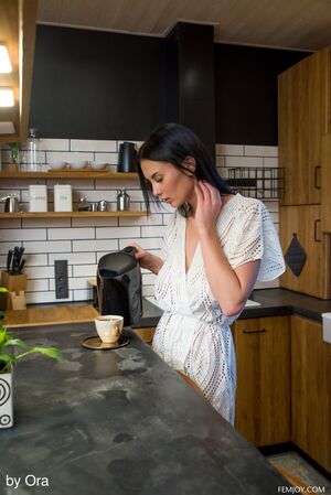 Simone in Tea Break at Femjoy