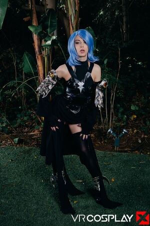 Alexa Nova in Kingdom Hearts III Aqua at VR Cosplay X