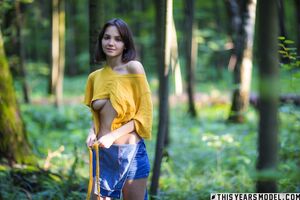 Lara Masier in Lara Is Bare In The Russian Woods at This Years Model