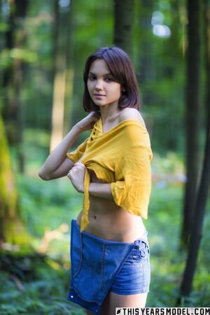 Lara Masier in Lara Is Bare In The Russian Woods at This Years Model