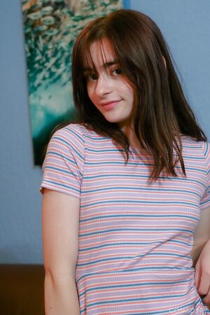 Reese Oliver in Takes Off Her Tiny Dress at Cosmid