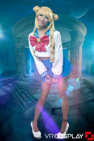 Chloe Temple in Sailor Moon at VR Cosplay X
