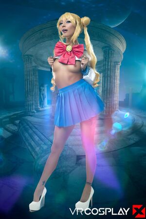 Chloe Temple in Sailor Moon at VR Cosplay X