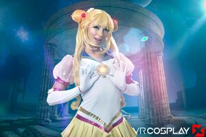 Chloe Temple in Sailor Moon at VR Cosplay X