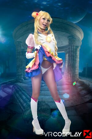 Chloe Temple in Sailor Moon at VR Cosplay X