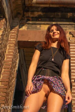 Jeny Smith in Construction Yard