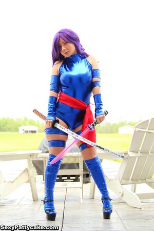 Sexy Pattycake in Sexy Psylocke