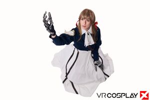 Angel Youngs in Violet Evergarden at VR Cosplay X