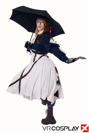 Angel Youngs in Violet Evergarden at VR Cosplay X