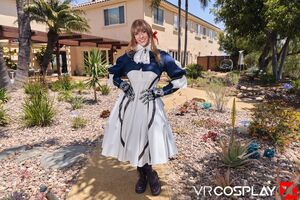 Angel Youngs in Violet Evergarden at VR Cosplay X