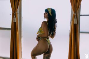 Reed in Retro Roller at Playboy