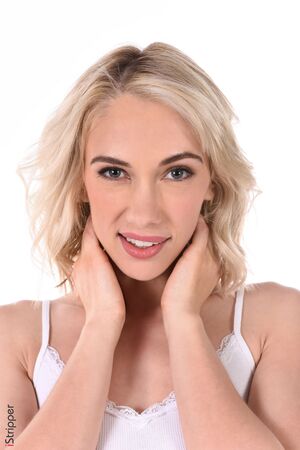 Sky Pierce in Short Summer at IStripper