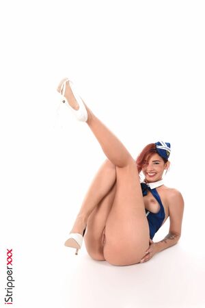 Agatha Vega in Agatha's Airline at IStripper