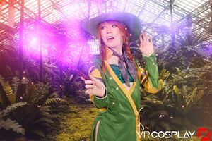 Madi Collins in Hogwarts Legacy Professor Garlick A XXX Parody at VR Cosplay X