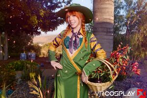 Madi Collins in Hogwarts Legacy Professor Garlick A XXX Parody at VR Cosplay X