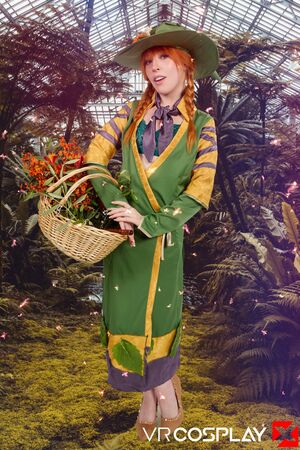 Madi Collins in Hogwarts Legacy Professor Garlick A XXX Parody at VR Cosplay X