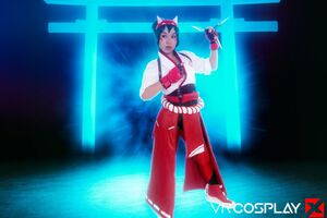 Kimmy Kim in Overwatch 2 Kiriko A XXX Parody at VR Cosplay X