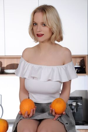 Raquel in Juicy Mouthful at Met Art