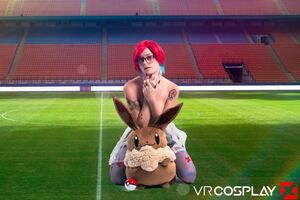 Kitty Lynn in Pokemon Scarlet Penny at VR Cosplay X