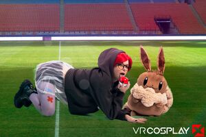Kitty Lynn in Pokemon Scarlet Penny at VR Cosplay X