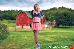 Kallie Taylor in Stardew Valley Haley on VR Cosplay X