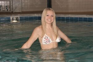 Tiffany Teen in White Bikini