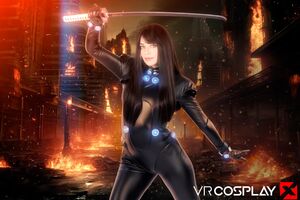 Jewelz Blu in GANTZ at VR Cosplay X