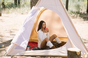 Maia Serena in Tranquil Setting on Playboy