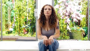 Malissa in Cute Curly Hair Girl With A Mischievous Smile at Net Video Girls