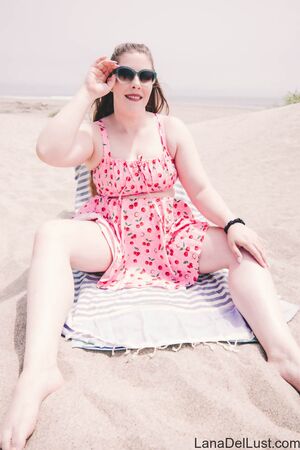 Lana Del Lust in Cherry Kiss Beach Babe